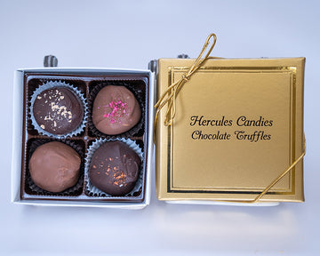 Chocolate truffles 4 piece box