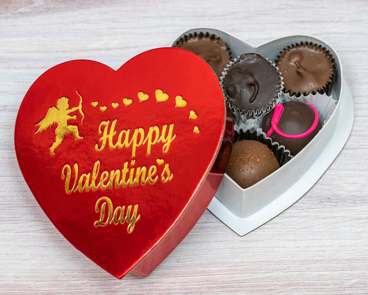 その他 ayara Happy Valentine's Day special Heart box, red foil, Happy Valentine's Day, 2 ounce – Hercules
