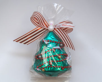 milk chocolate peanut butter filled Christmas tree