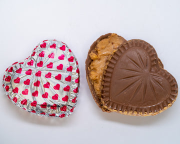 Chocolate Heart Box peanut butter filled