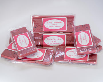 Ruby Cherry Candy Bars