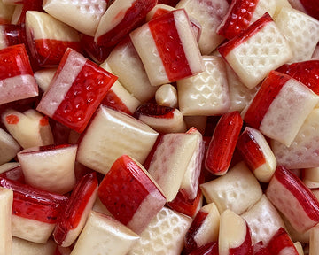 strawberry banana hard candy