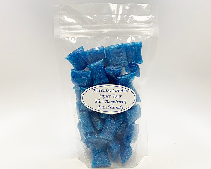 Super Sour Blue Raspberry Hard Candy – Hercules Candy and Chocolate Shop