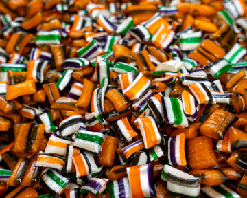 spooktacular orange halloween hard candy