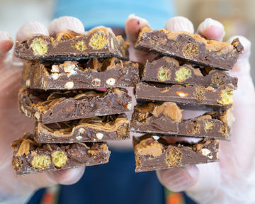 reese's puffs peanut butter pretzel bark