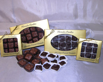 large box chocolate covered caramels