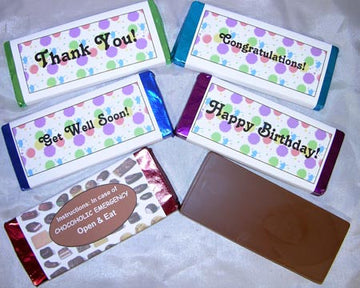 Message candy bar large