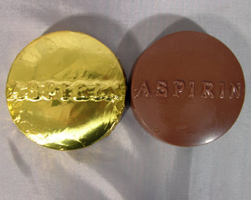 large milk chocolate aspirin