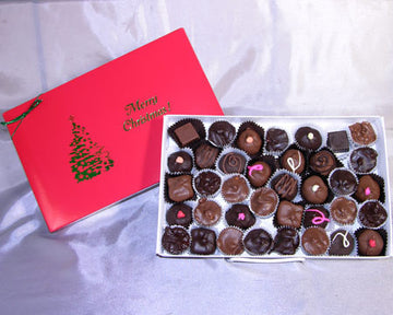 Merry Christmas 2 LB assorted chocolates