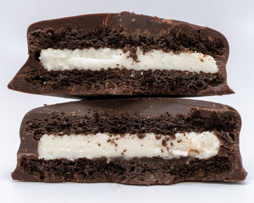 dark chocolate double stuf oreos