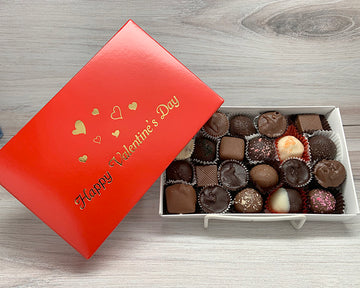Happy Valentine's Day half lb assorted chocolates