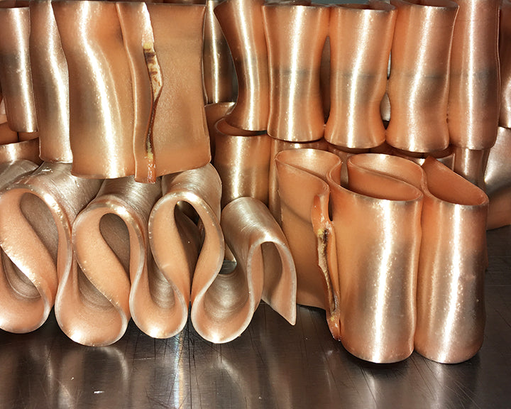 Peanut Butter Cup Ribbon Candy Hercules Candy and Chocolate Shop