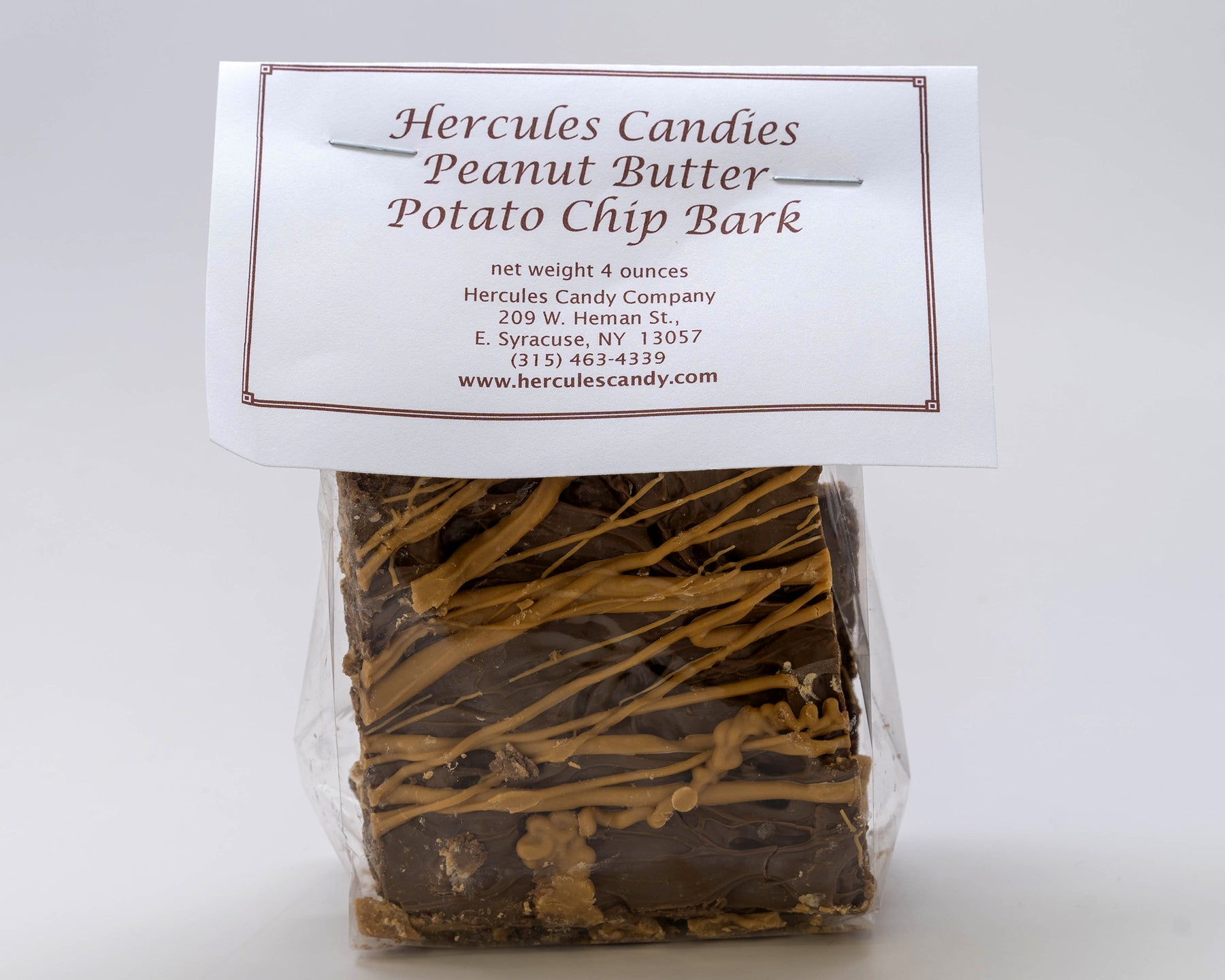 Peanut Butter Potato Chip Bark Hercules Candy and Chocolate Shop