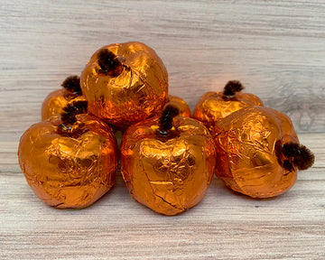 Solid milk chocolate pumpkin