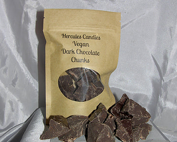vegan dark chocolate chunks, 4 ounces