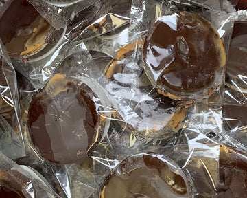 Messy peanut butter cups dark chocolate